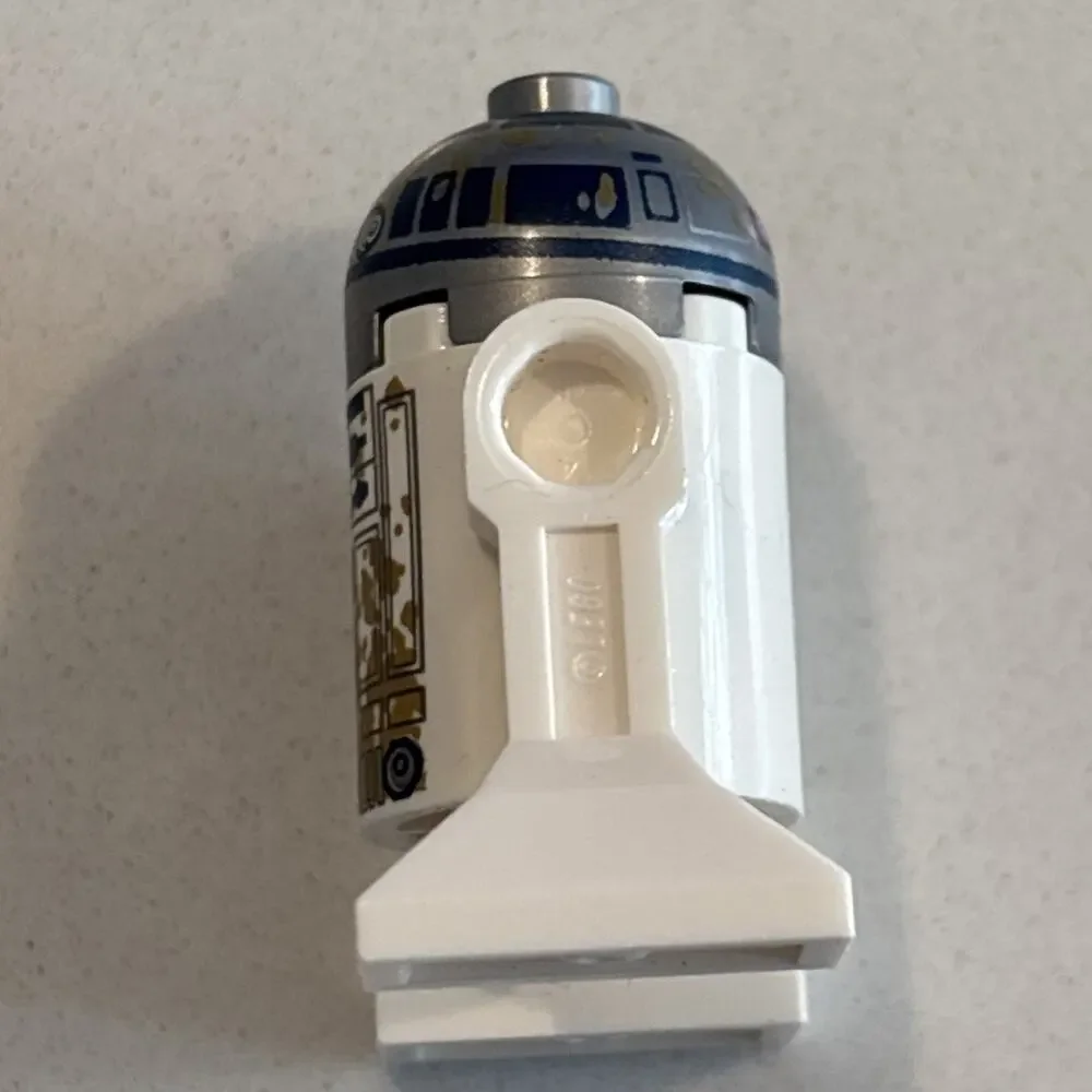Lego Astromech Droid R2-D2 Minifigure #sw0908 Dirt Stains On Front Set #75208